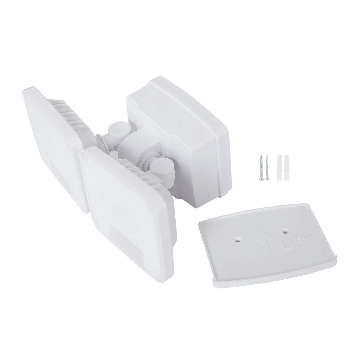 600 Lumen Dual Head LED Security Light B26841