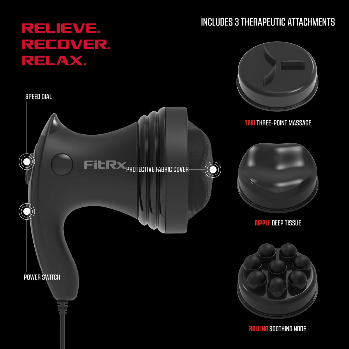 Handheld Shiatsu Neck and Back Massager P9544
