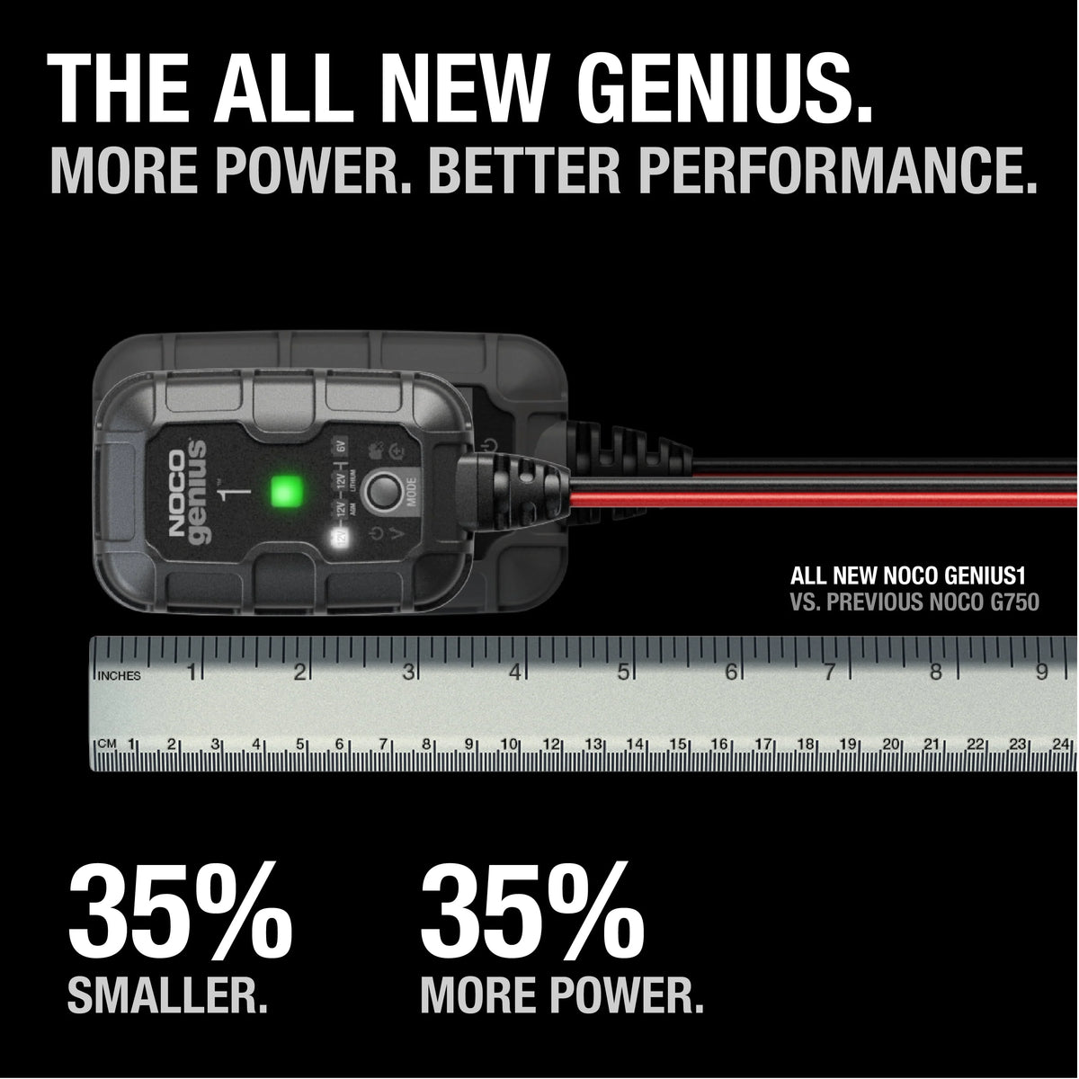 6V/12V 1A Smart Battery Charger and Maintainer R1379