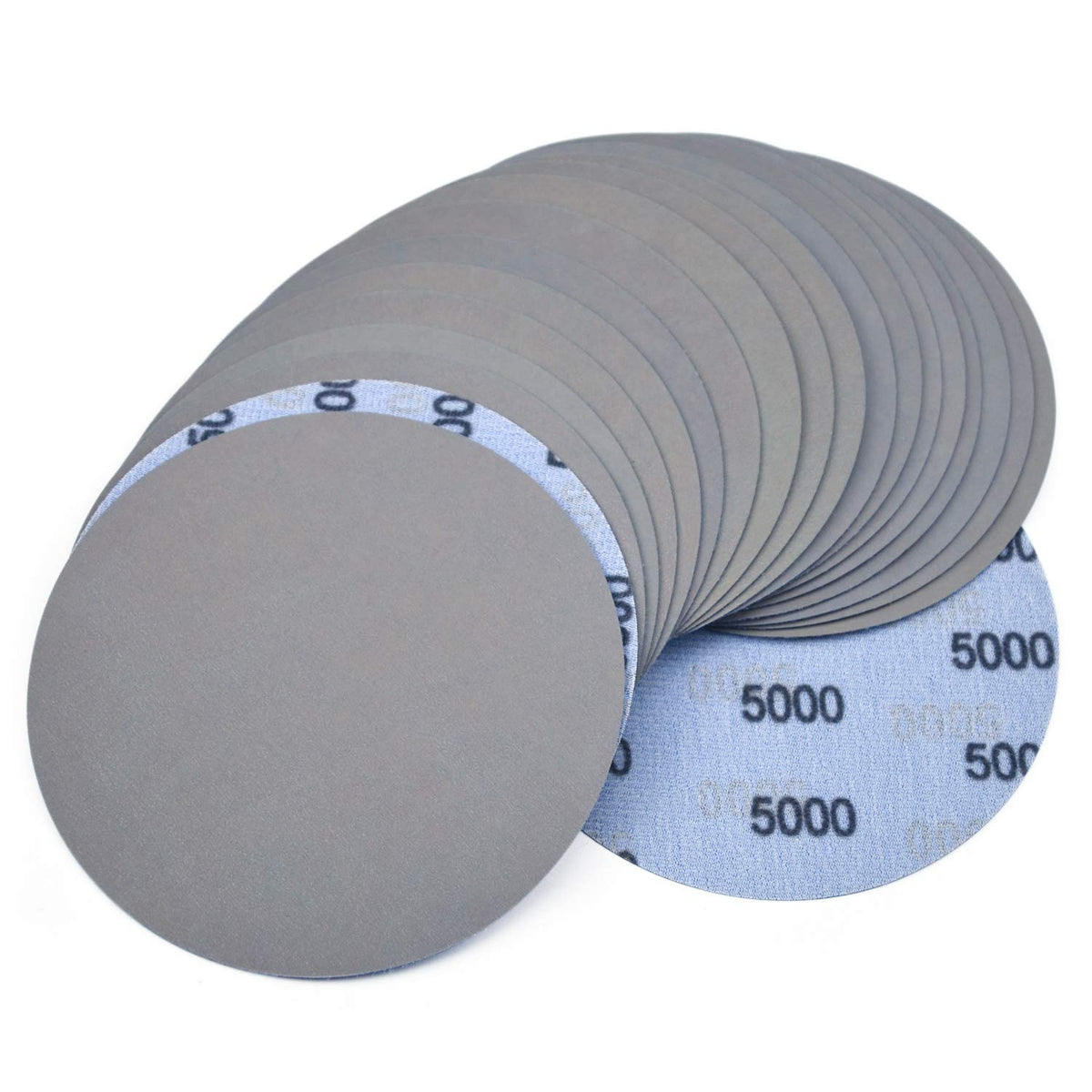 600 Grit Waterproof Hook & Loop Sanding Discs Silicon Carbide, 20-Pack U19682