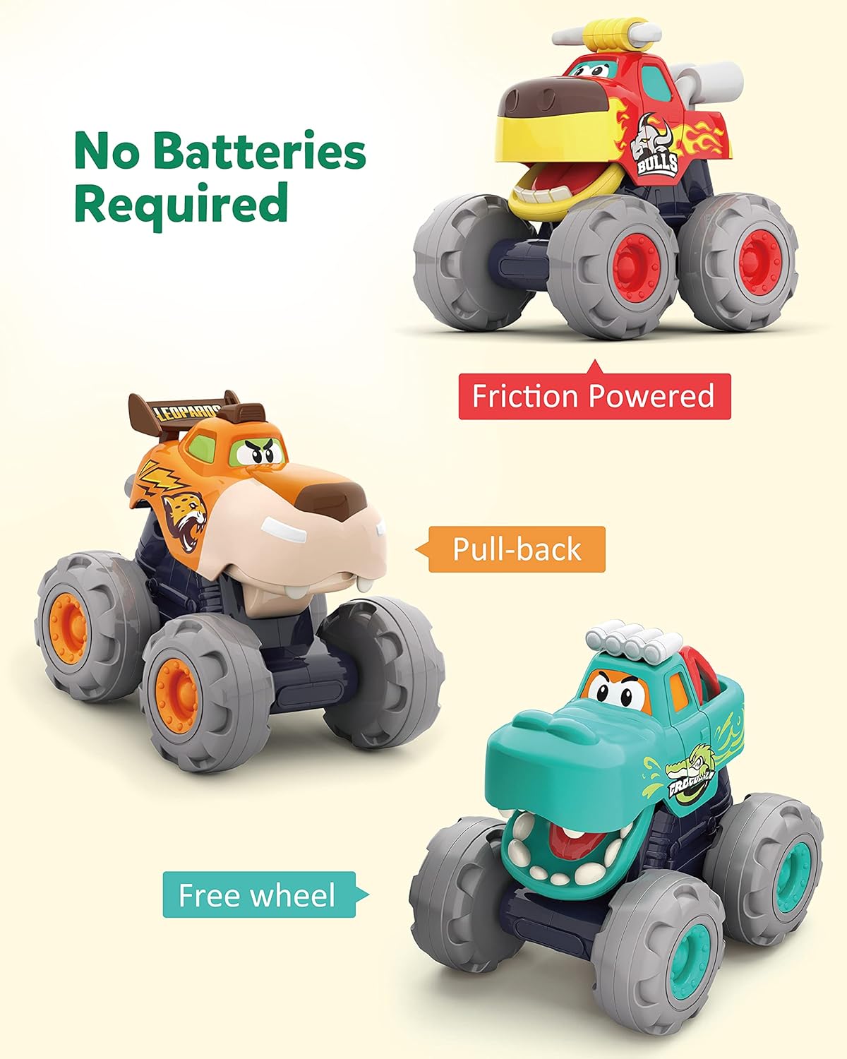 Friction Powered Cars 3PCS Toy Set L32964