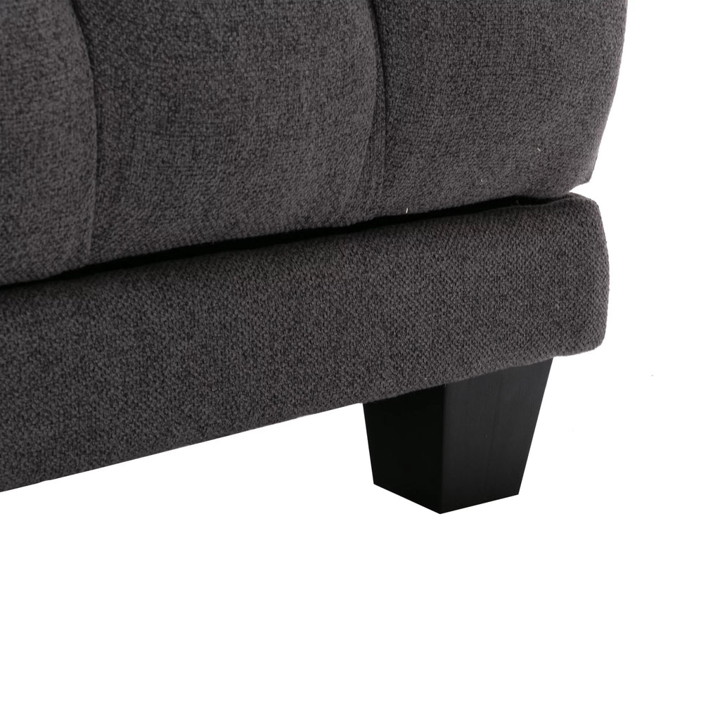 Gray 3 in 1 Sleeper Sofa with Pillow C95734