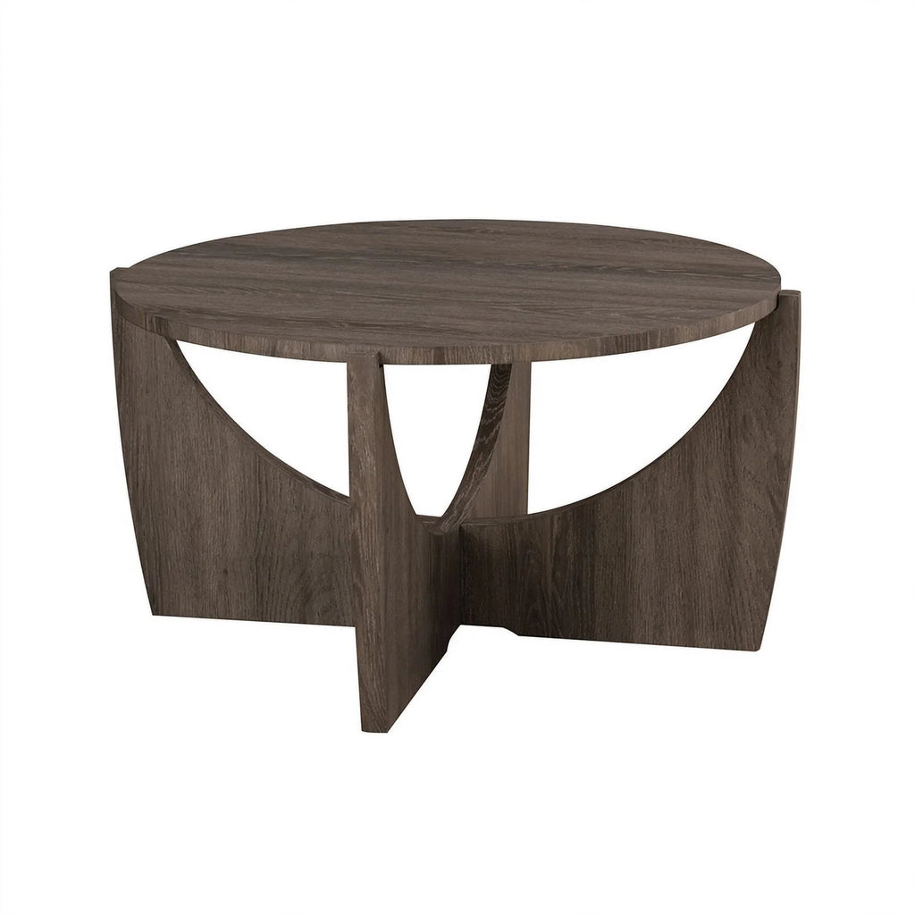 28" Round Wood Coffee Table F161419