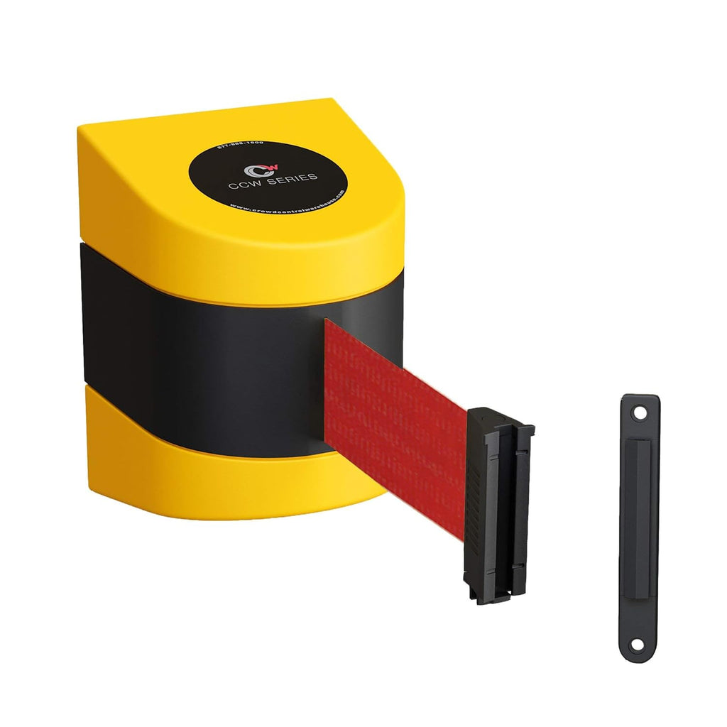 Wall Mounted Retractable Belt Barrier with Black ABS Case V24088
