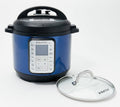 6-qt 9-in-1 Pressure Cooker with Glass Lid Blue I82943