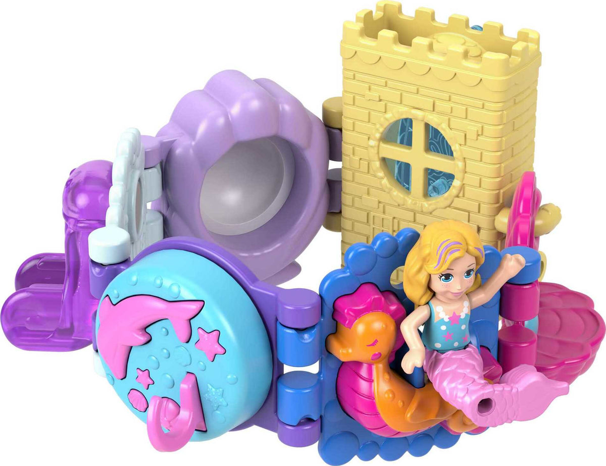 Bracelet Treasures Wearables with Snap-Together Sections and Micro Doll S9464