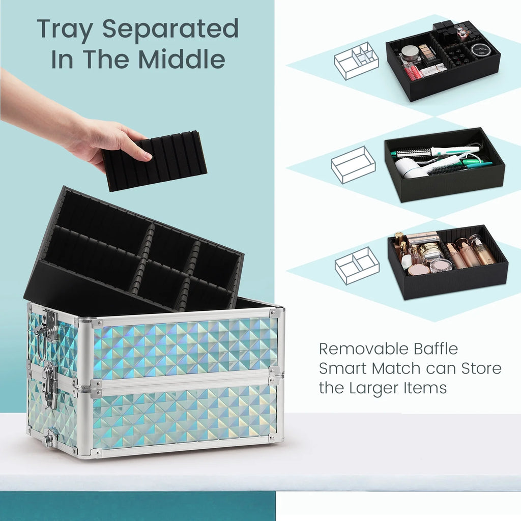 Large Rolling Makeup Train Case K804774