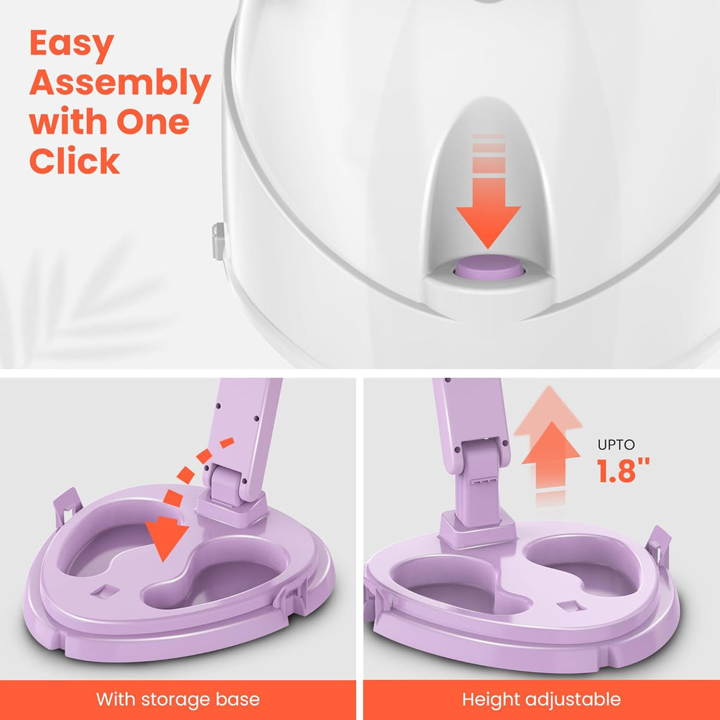 1875W Ionic Hooded Hair Dryer with 3 Heating Settings J92896