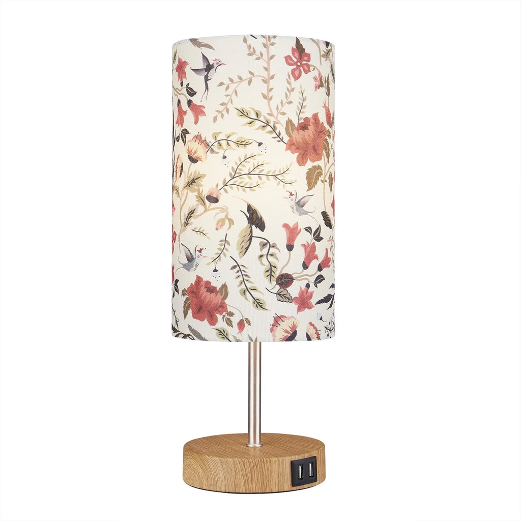 15" Touch Control Table Lamp with Dual USB Ports C931
