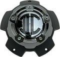 Matte Black Chrome 5 Lug Wheel Center Cap I385313