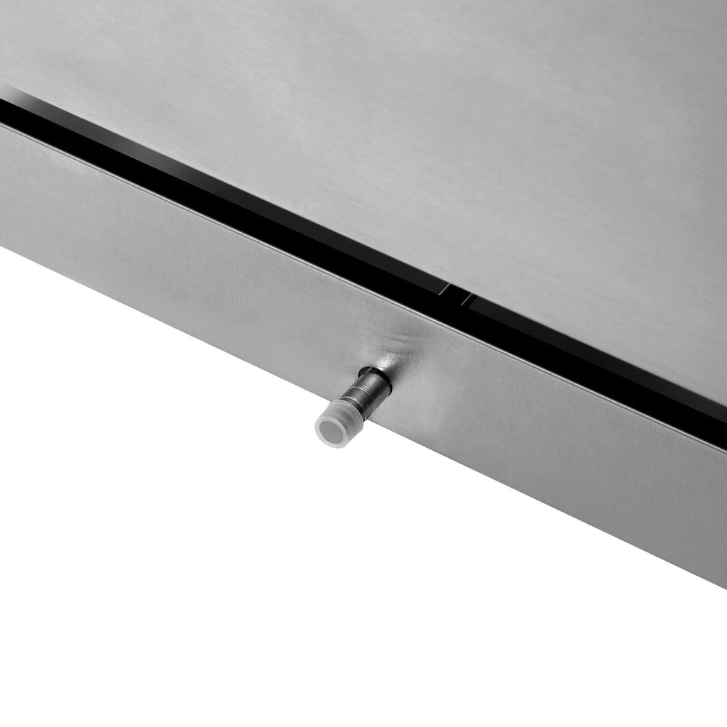 Commercial Flat Top Grill Natural Gas 3 Burners 430 Stainless Steel G296721