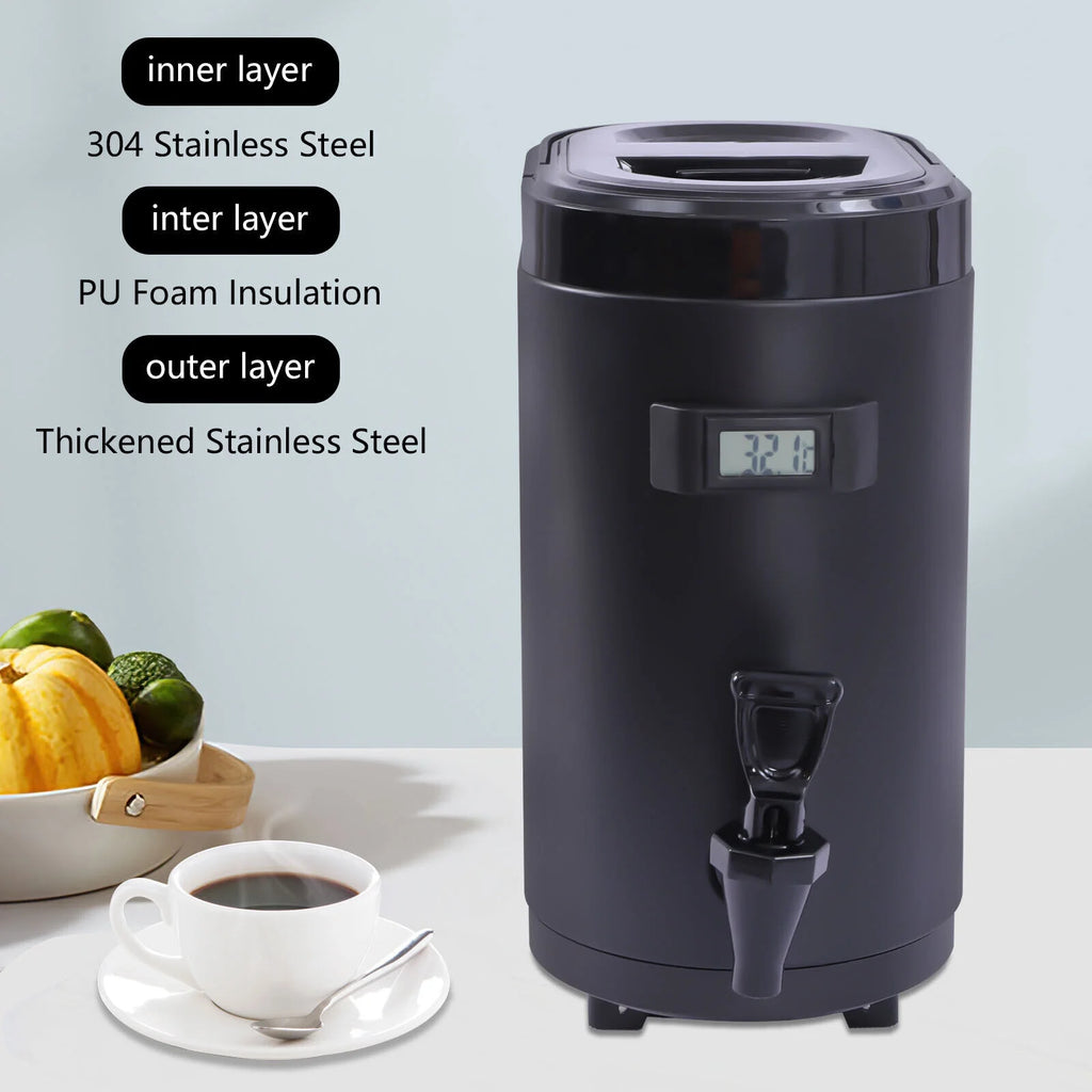 8L Insulated Beverage Dispenser with Temp Show T99877