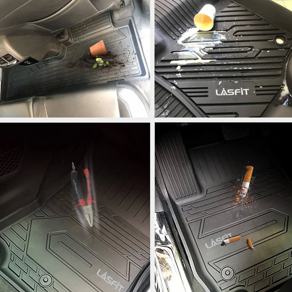 Black TPE All Weather Car Mats for Chevrolet Equinox D825