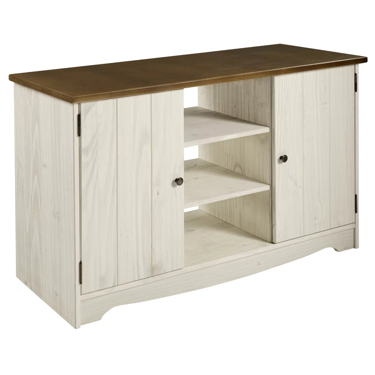 White Distressed Wood Buffet Sideboard Q1677