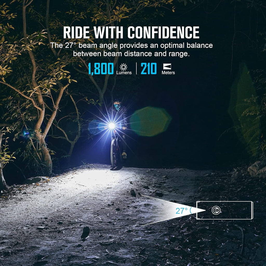 2 Pack 1,800 Lumen LED Bike Headlight E612979
