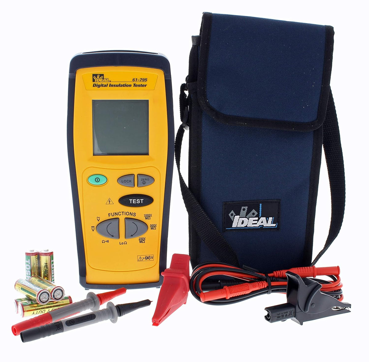 Insulation Tester 50, 100, 250, 500 and 1000 VDC I390115
