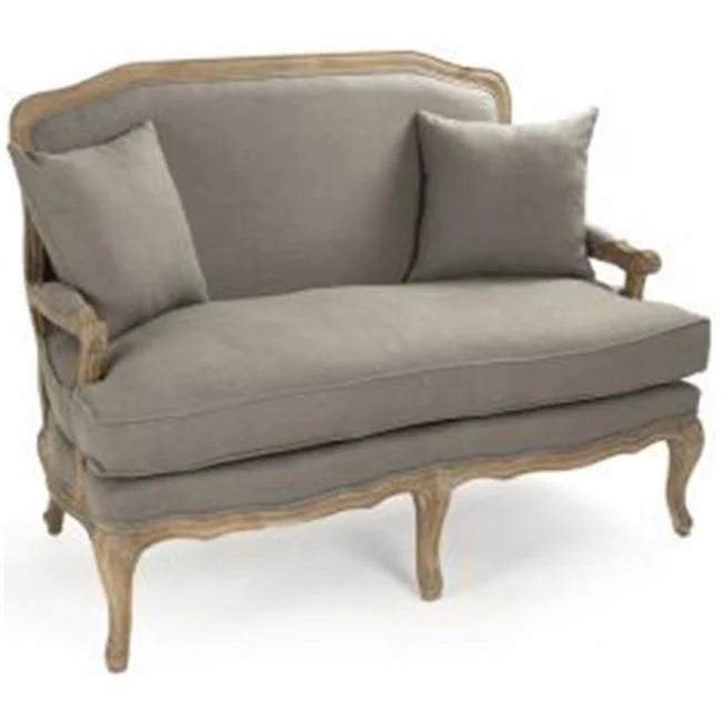 Grey Linen Sofa Q670