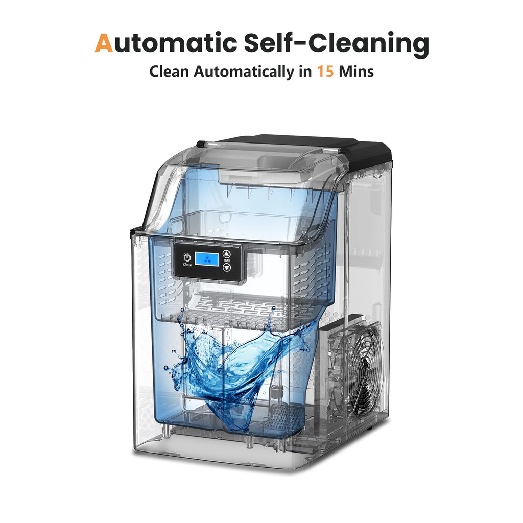 Silver Countertop Ice Maker Y9361