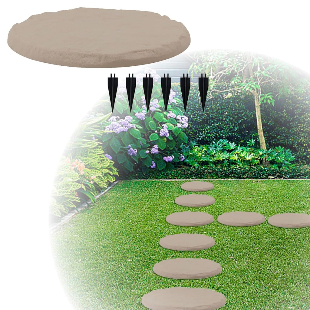 Beige Limestone Resin Garden Stepping Stones S210