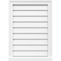 PVC Gable Vent with Brickmould Q531566
