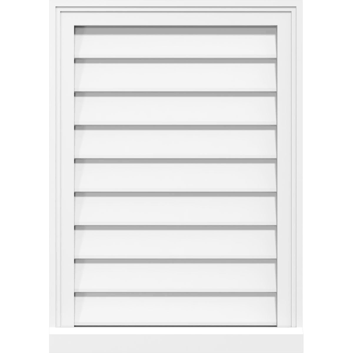 PVC Gable Vent with Brickmould Q531566
