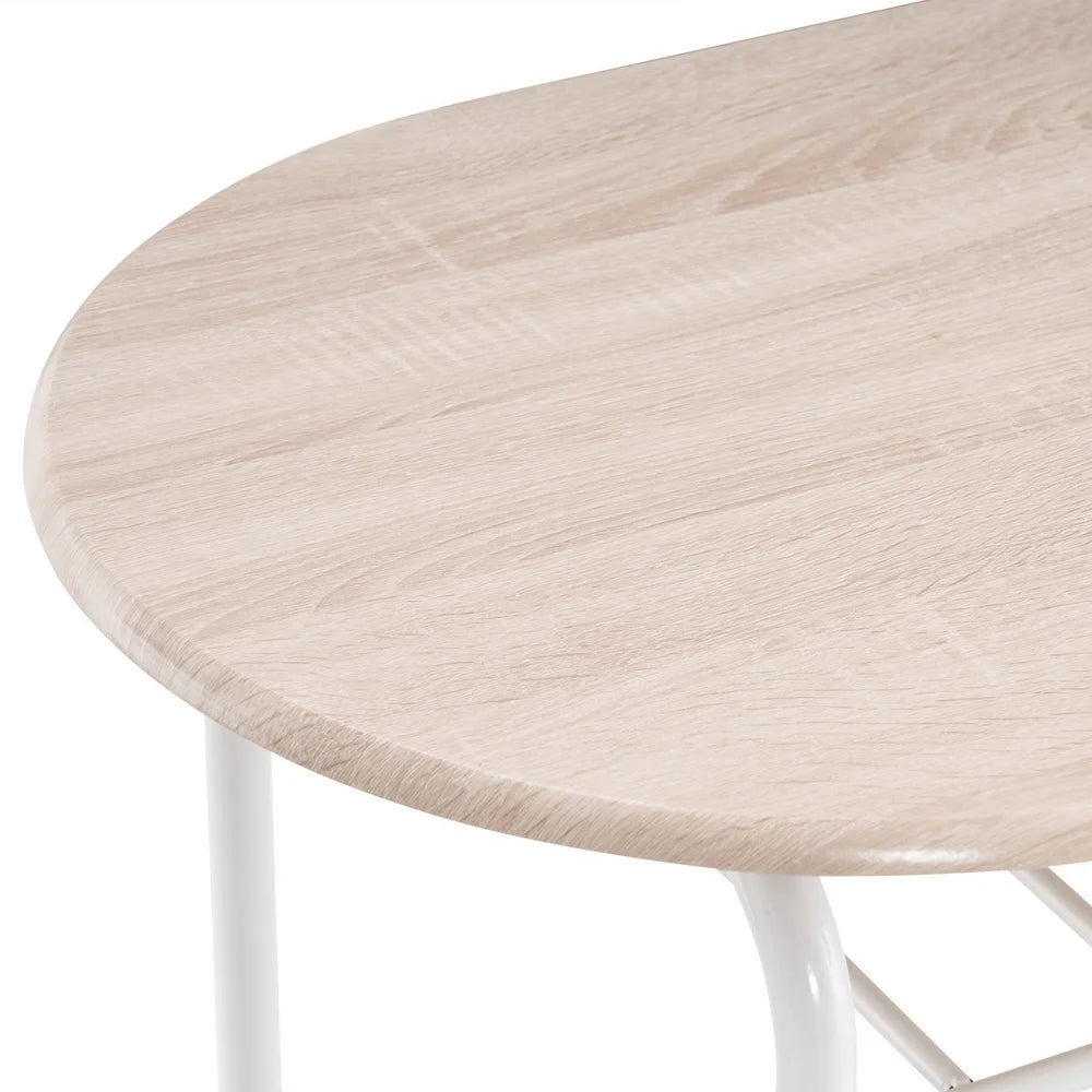 3 Pieces Dining Table Set with Chair for 2 H894635