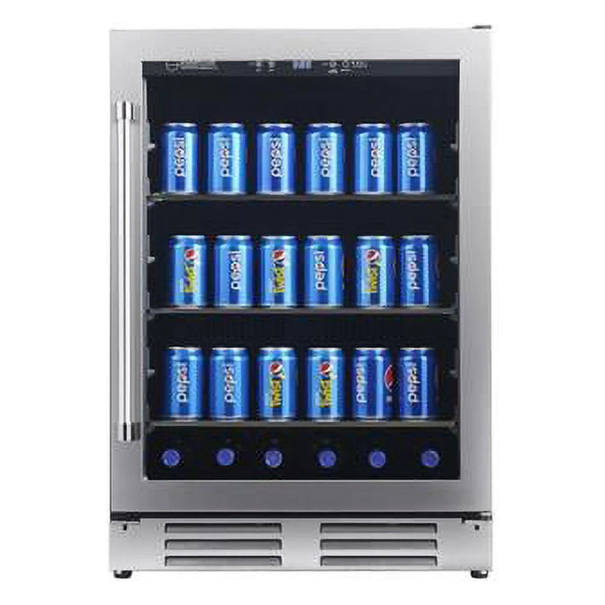 4.76cf 108 Cans Stainless Beverage Refrigerator I9511