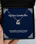 Grandmother Wishbone Dancing Necklace O119