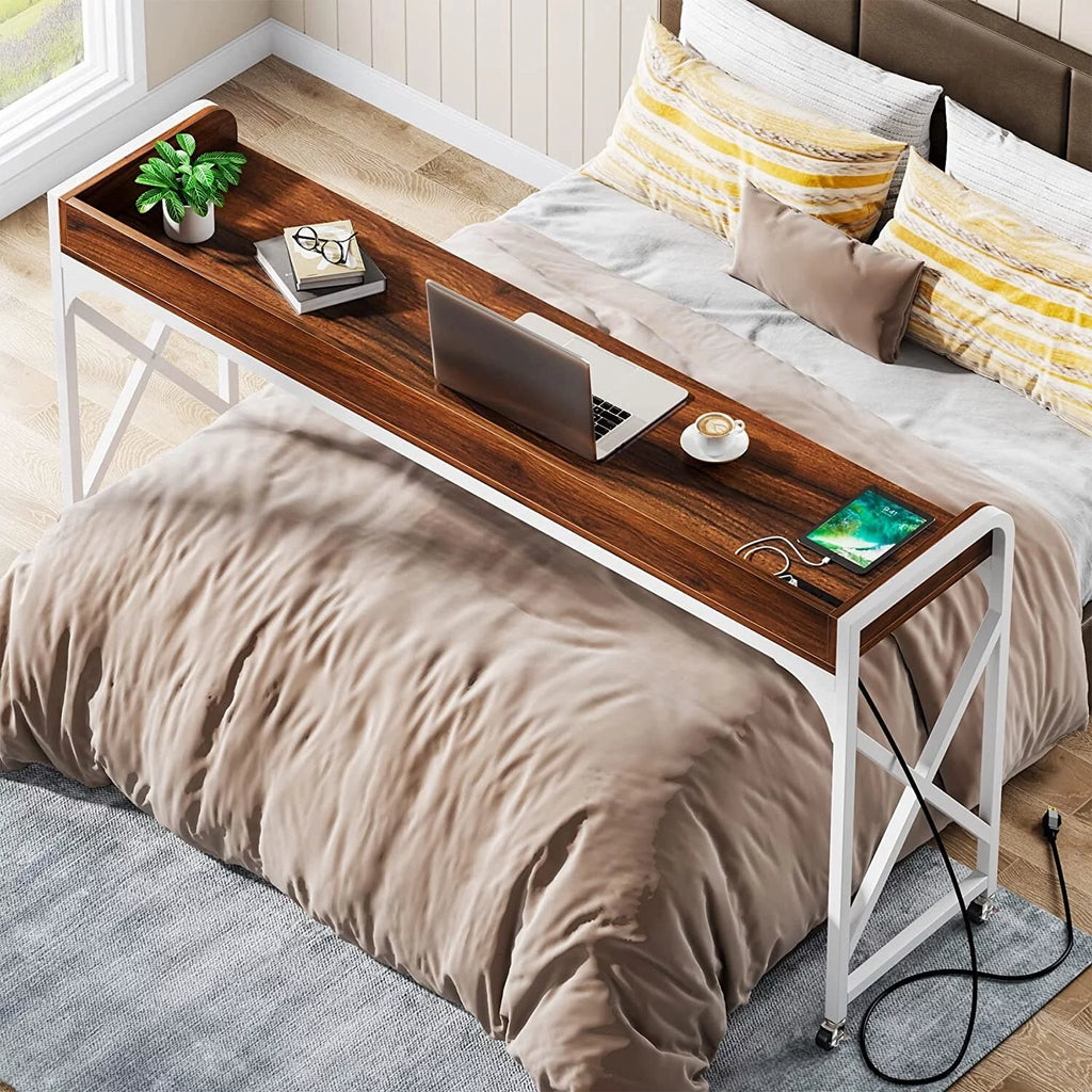 Over Bed Table with Wheels S1516