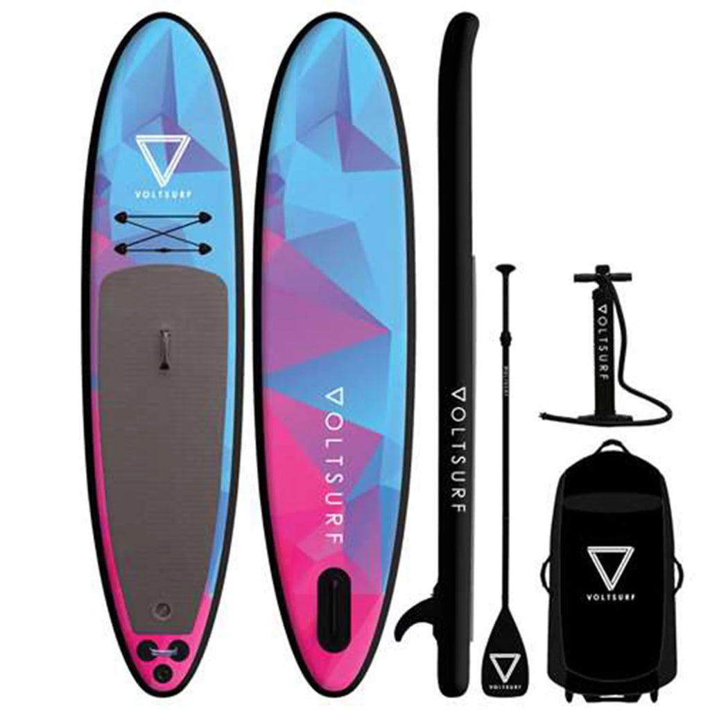 11 Foot Black Inflatable Stand Up Paddle Board O442
