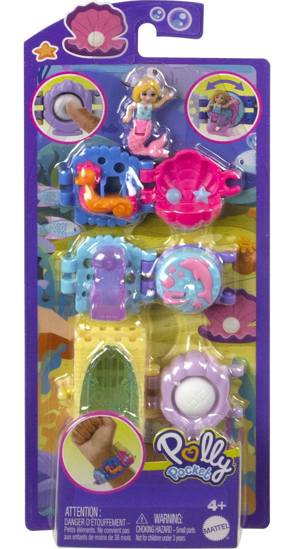 Bracelet Treasures Wearables with Snap-Together Sections and Micro Doll S9464