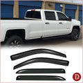 4pcs Tape-On Window Deflector Set C19613