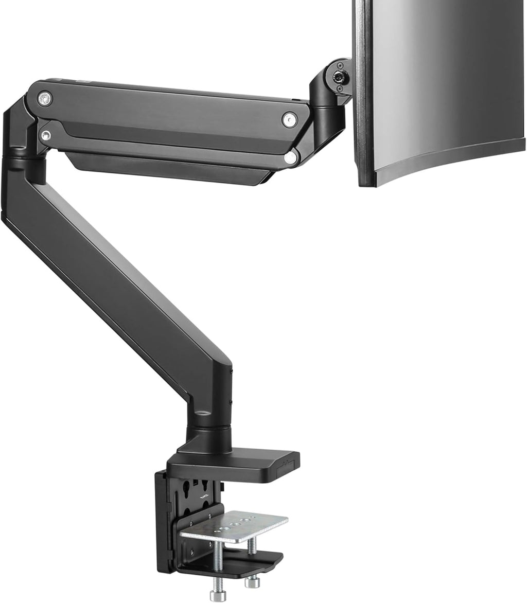 White Single Monitor Arm Desk Mount X633519