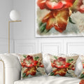 Floral Throw Pillow 16 in. x 16 in. Z756477