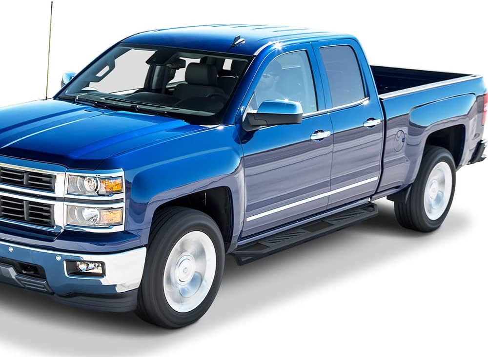 6.5in Side Armor Aluminum Running Boards Nerf Bar Step H732554