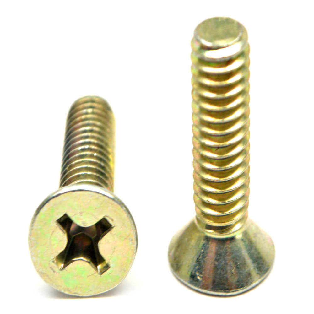 #4-40 x 1/4 Coarse Thread Phillips Flat Head Machine Screw O7069