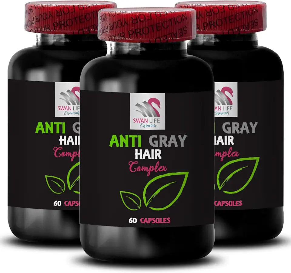 Anti Gray Hair Pills 180 Capsules T656381