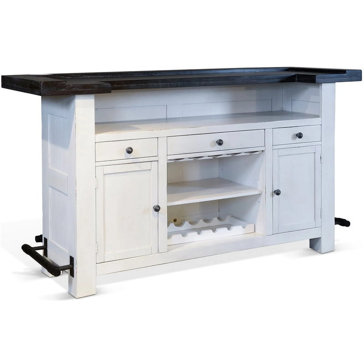 Espresso Finish Wood Bar Unit Y4392