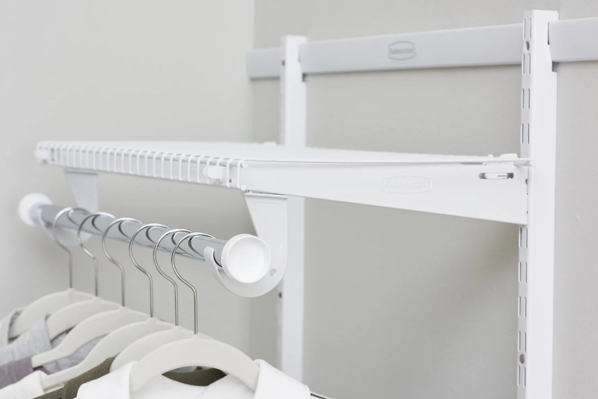 Steel Expandable Closet Kit, White R30391