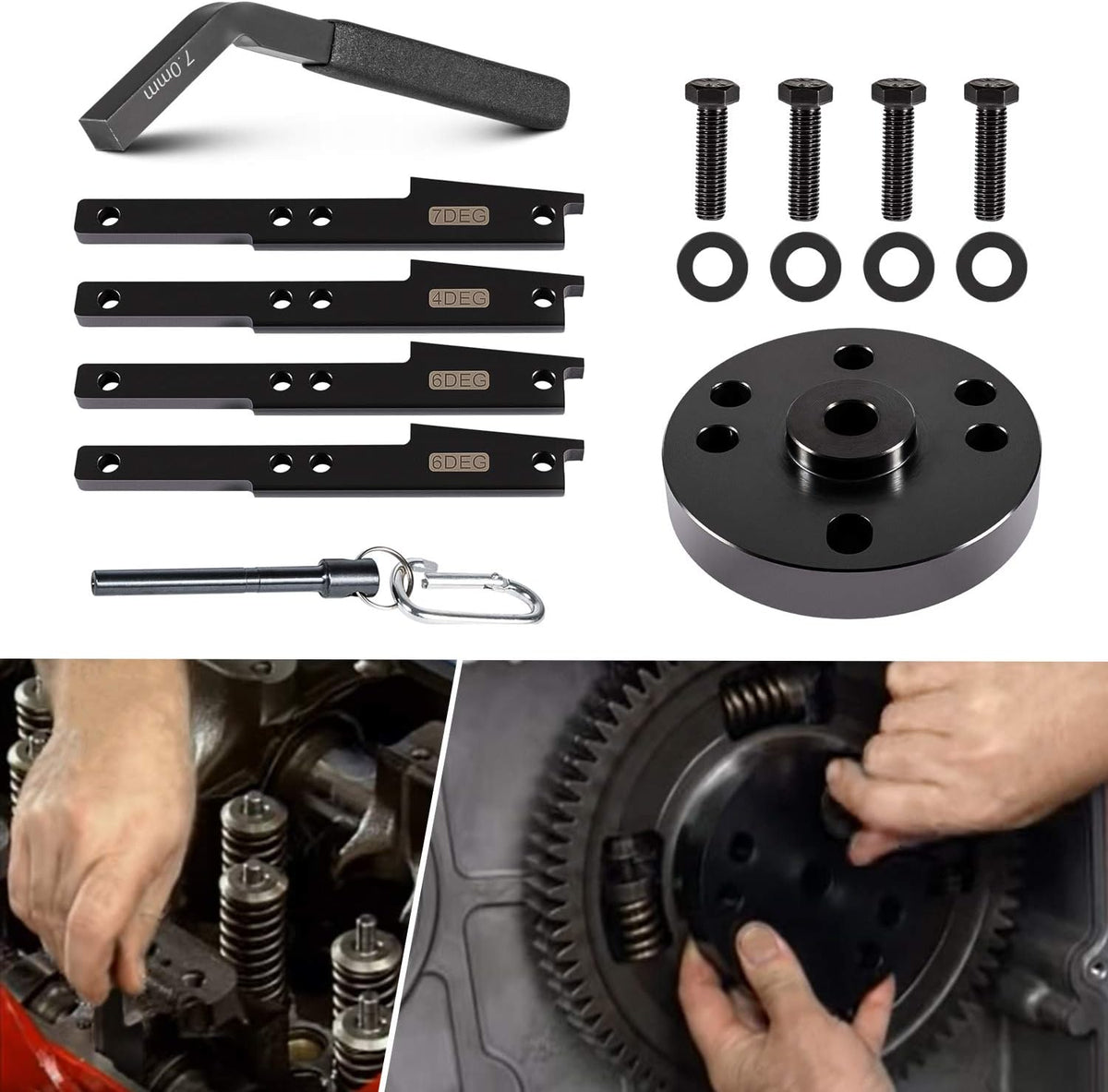 Cam Timing Tool Kit and Engine Brake Adjustment Tool 7MM 15 PCS G610990