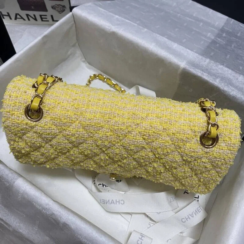 Yellow Tweed Bag S940