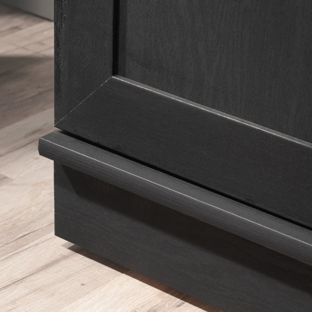 Engineered Wood Single Door Pantry in Raven Oak Finish G516861