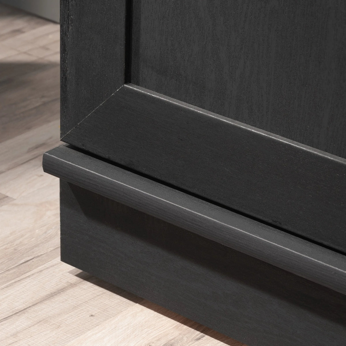 Engineered Wood Single Door Pantry in Raven Oak Finish G516861