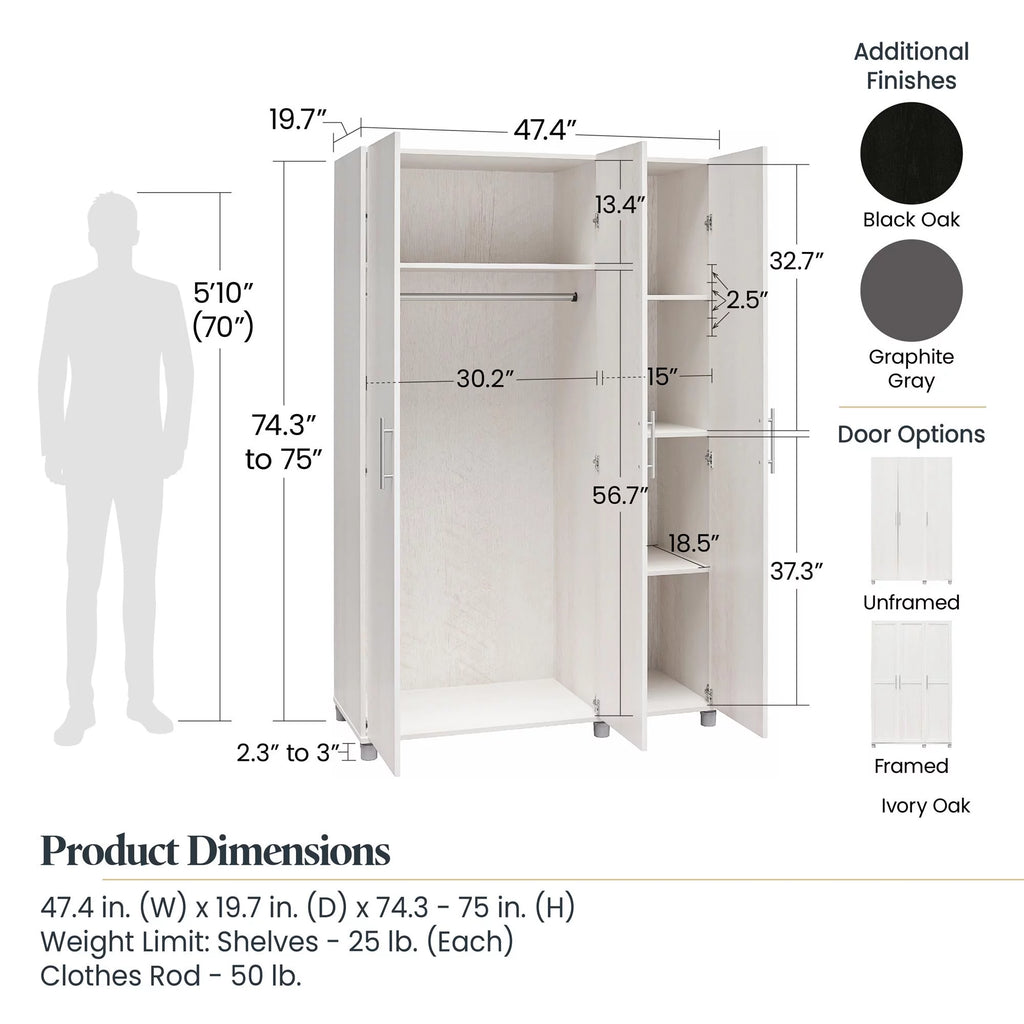 3 Door Wardrobe R1081