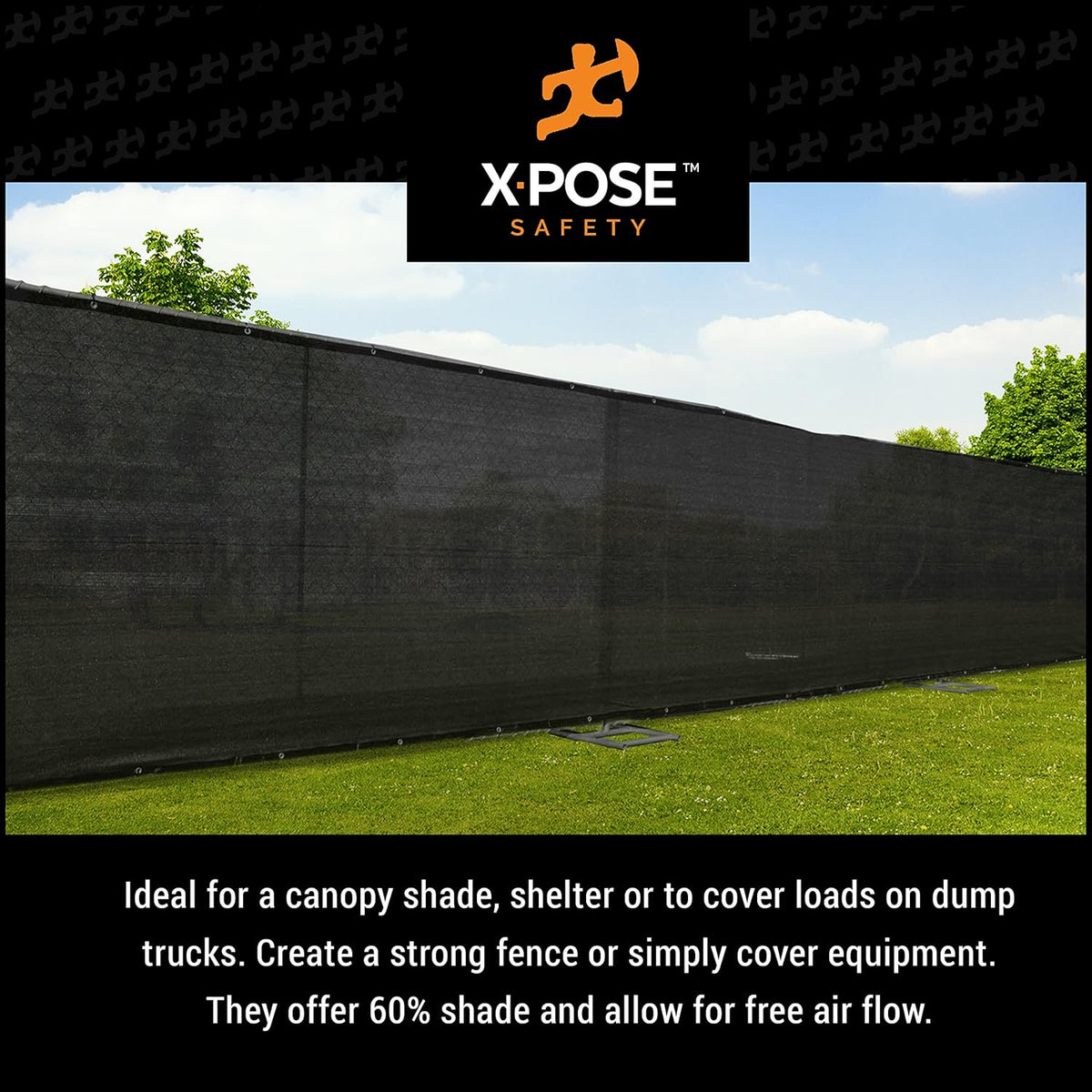 Heavy Duty Black Mesh Tarp 12' x 26' T229462