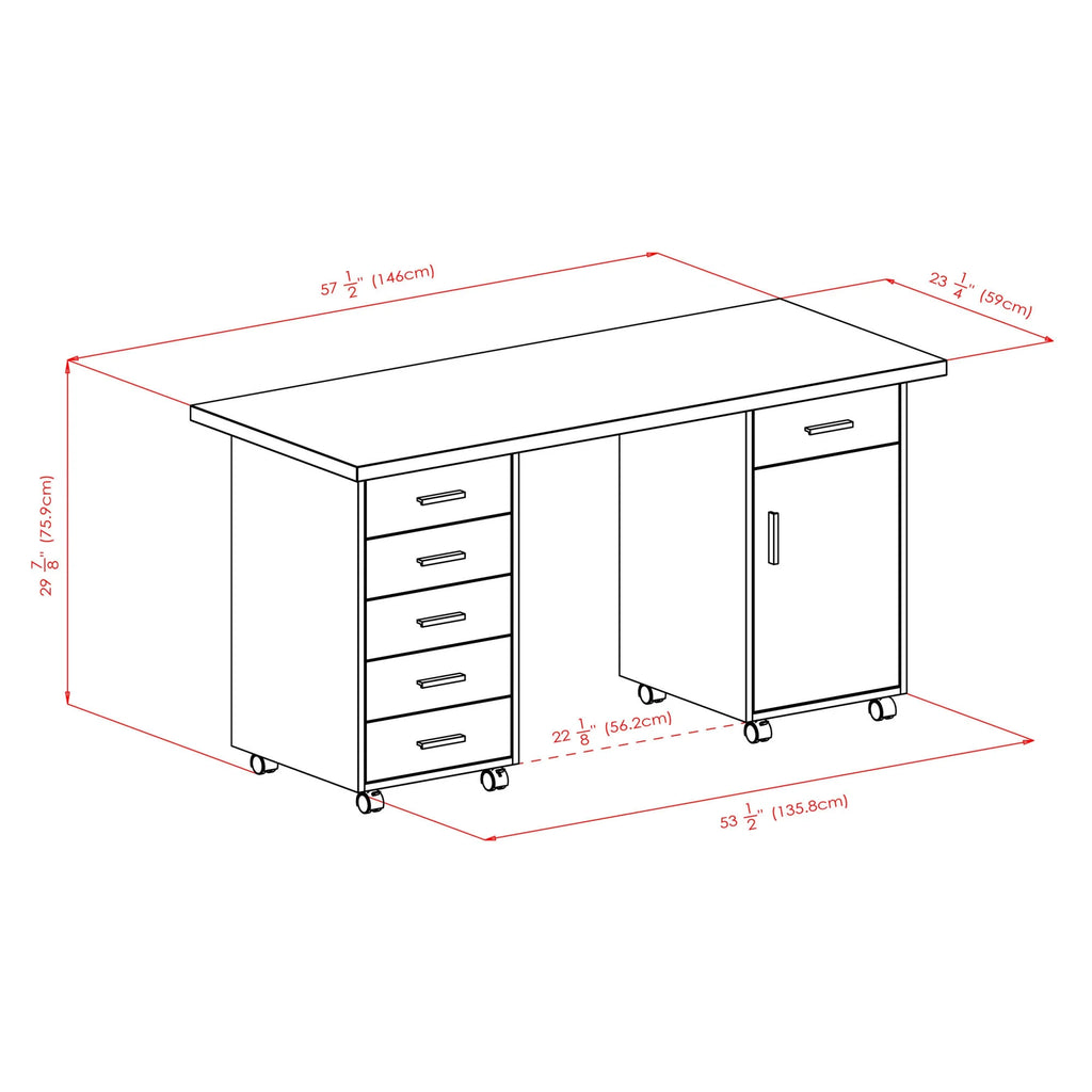 Storage Cabinet 1-Drawer Reclaimed Wood White F691