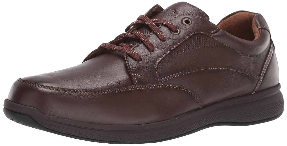 Brown Tumbled Moc Toe Walk Shoes J967