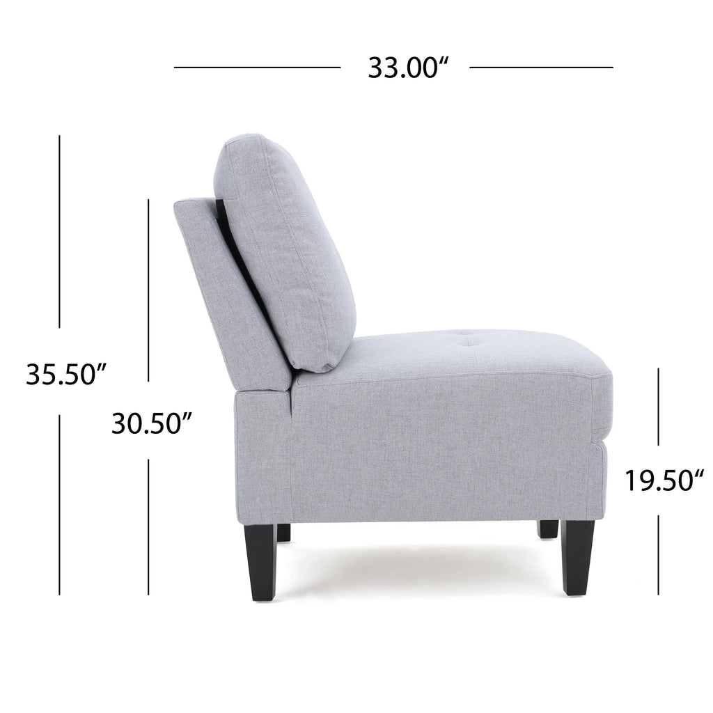Light Gray Fabric 5 Seater Sectional Sofa with Storage Ottoman Q845238