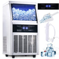 Commercial Ice Maker 150lb Stainless Steel Cube Machine D9236