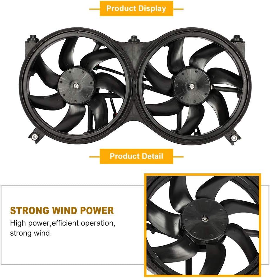 Replacement Cooling Fan Assembly for Infiniti JX35 QX60 Nissan Pathfinder P78466